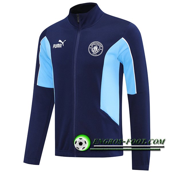 Veste Foot Manchester City Bleu Royal 2025/2026