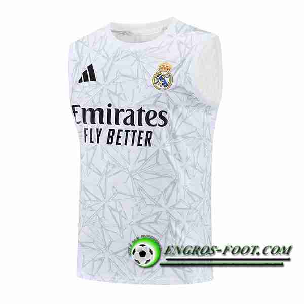 Training Debardeur Real Madrid Blanc 2025/2026