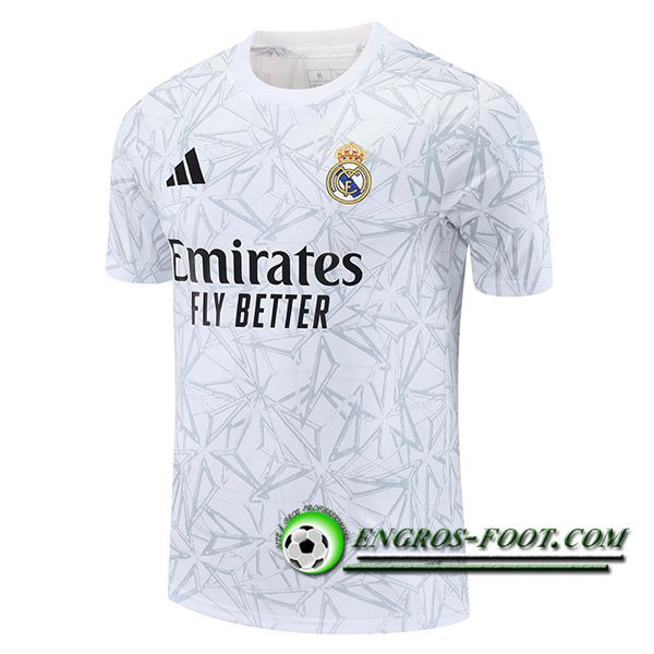 Training T-Shirts Real Madrid Blanc 2025/2026