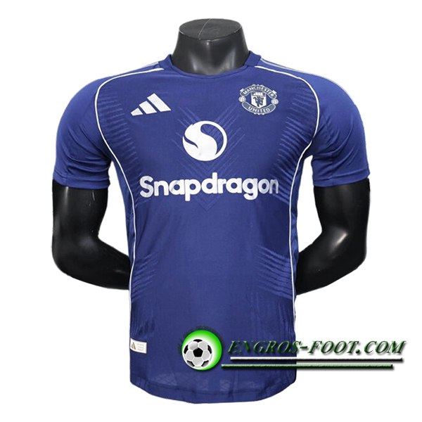 Training T-Shirts Manchester United Bleu Royal 2025/2026