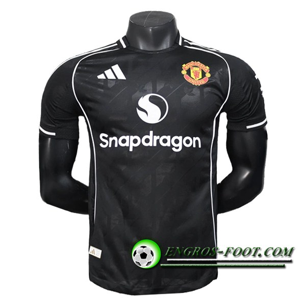 Training T-Shirts Manchester United Noir/Blanc 2025/2026