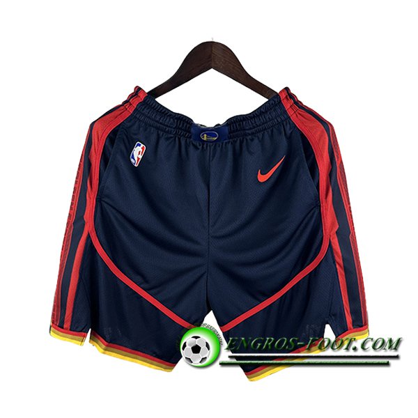 Shorts NBA Golden State Warriors 2025/26 Bleu/Rouge