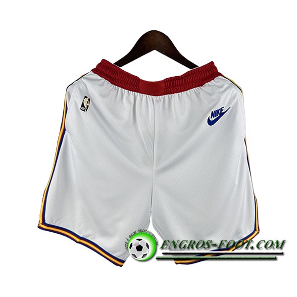 Shorts NBA Golden State Warriors 2025/26 Blanc