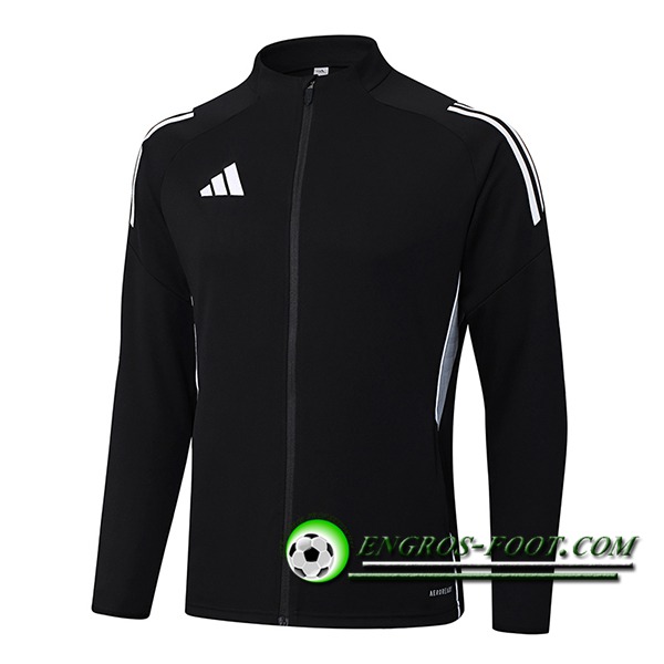 Veste Foot Adidas Noir/Blanc/Gris 2025/2026
