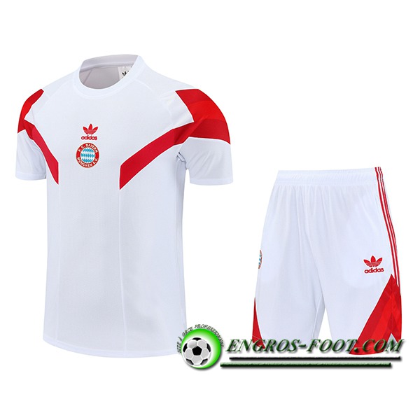 Ensemble Training T-Shirts Bayern Munich Blanc/Rouge 2025/2026 -02