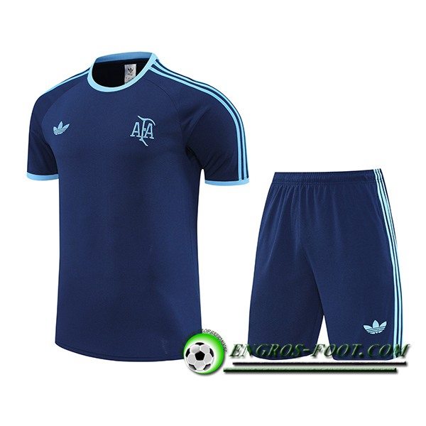 Ensemble Training T-Shirts Argentine Bleu 2025/2026