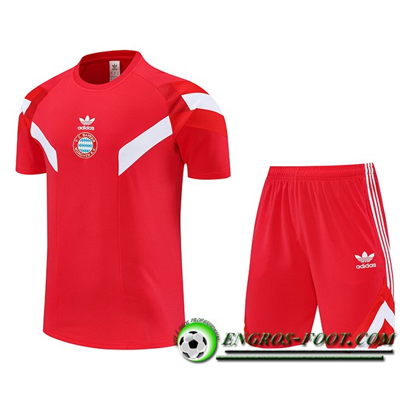 Ensemble Training T-Shirts Bayern Munich Rouge/Blanc 2025/2026 -02