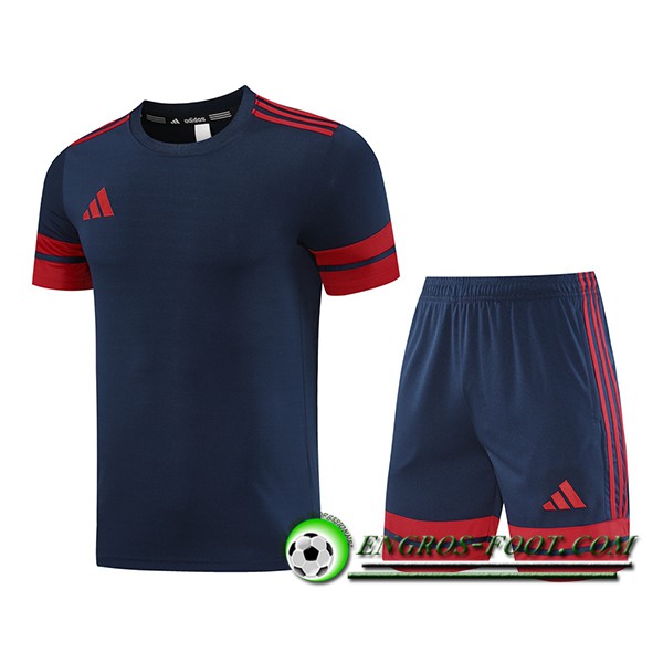 Ensemble Training T-Shirts Adidas Bleu/Rouge 2025/2026