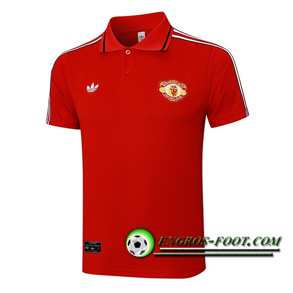 Polo Foot Manchester United Rouge 2025/2026