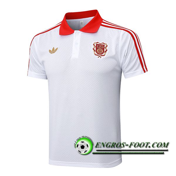 Polo Foot Bayern Munich Blanc/Rouge 2025/2026