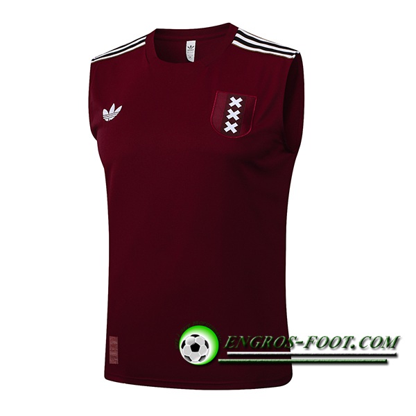 Training Debardeur Ajax Brun/Blanc 2025/2026
