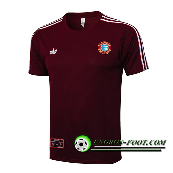 Training T-Shirts Bayern Munich Rouge/Blanc 2025/2026