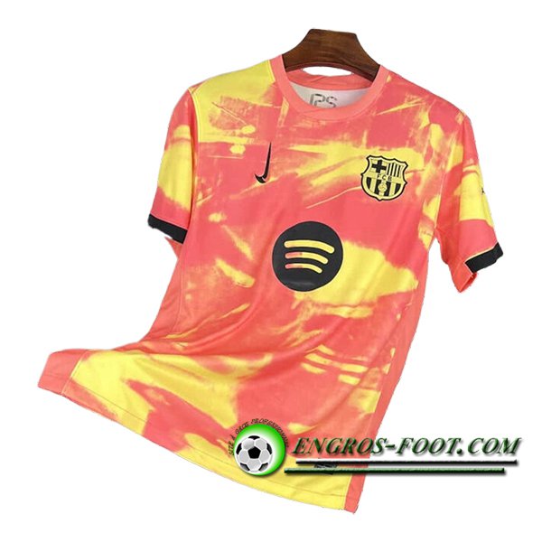Training T-Shirts FC Barcelone Orange/Jaune 2025/2026