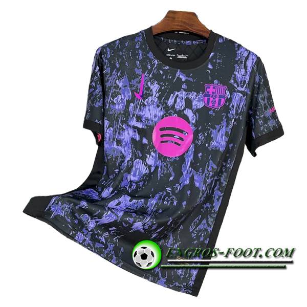 Training T-Shirts FC Barcelone Pourpre/Noir 2025/2026
