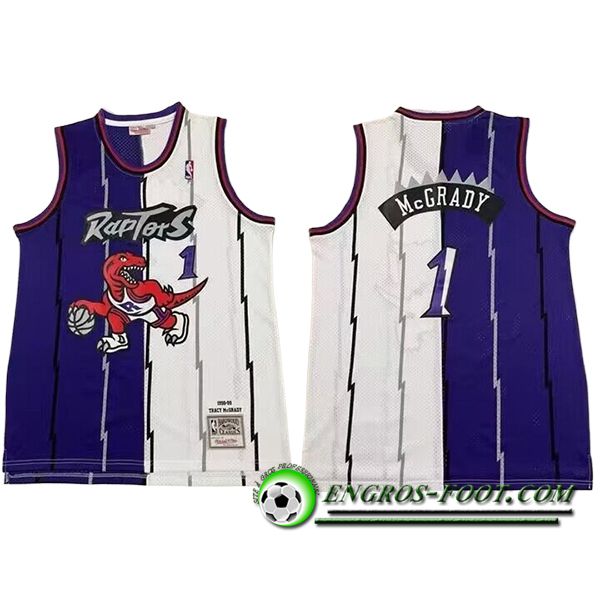 Maillot Toronto Raptors (McGRADY #1) 2025/26 Pourpre/Blanc
