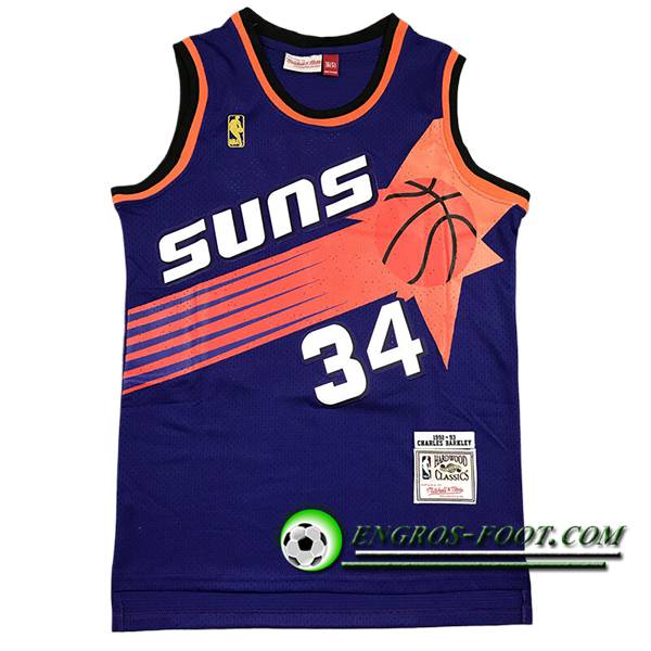 Maillot Phoenix Suns (BARKLEY #34) 2025/26 Pourpre/Orange