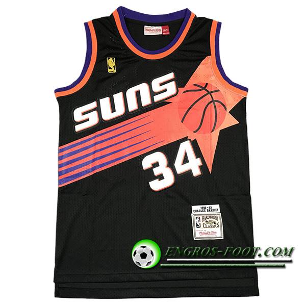 Maillot Phoenix Suns (BARKLEY #34) 2025/26 Noir/Orange