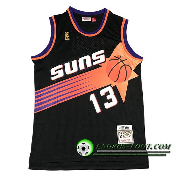 Maillot Phoenix Suns (NASH #13) 2025/26 Noir/Orange