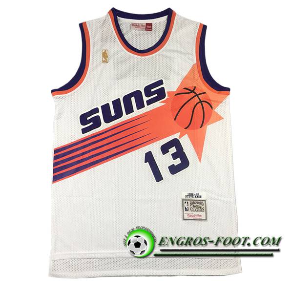 Maillot Phoenix Suns (NASH #13) 2025/26 Blanc/Orange