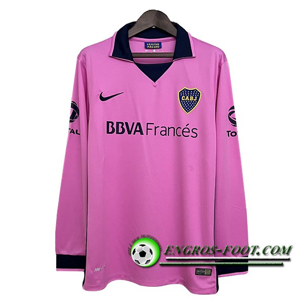 Maillot de Foot Boca Juniors Retro Exterieur Manches Longues 214/2015