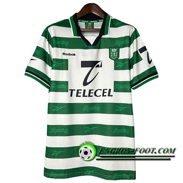 Maillot de Foot Sporting Lisbon Retro Domicile 1999/2000