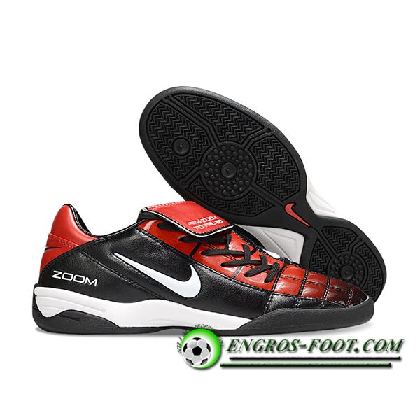 Nike Chaussures de Foot T90 TF Rouge/Noir