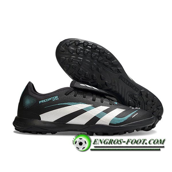 Adidas Chaussures de Foot PREDATOR LEAGUE FT TURF Noir/Blanc/Bleu