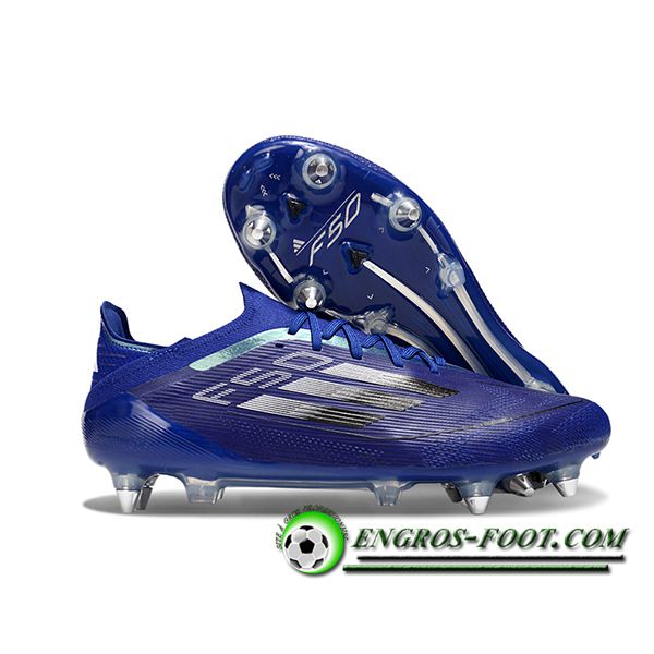 Adidas Chaussures de Foot F50 Elite SG Bleu
