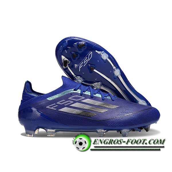 Adidas Chaussures de Foot F50 Elite FG Bleu