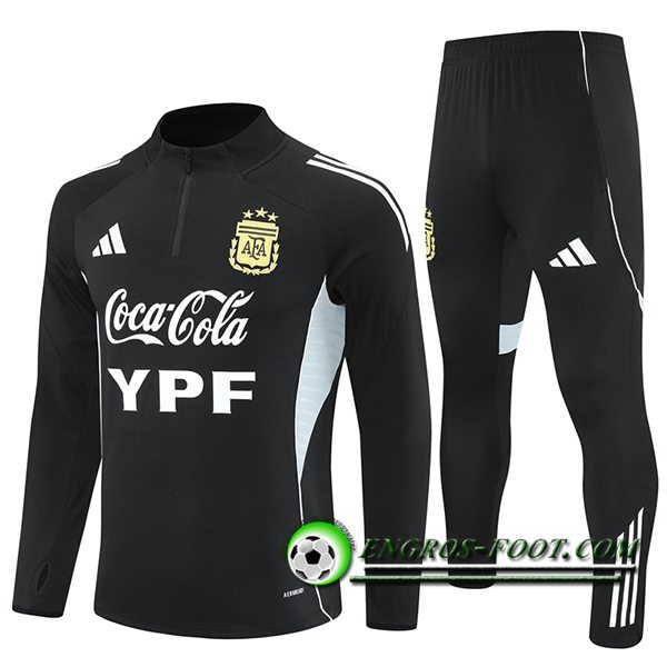 Ensemble Survetement de Foot Argentine Noir 2025/2026