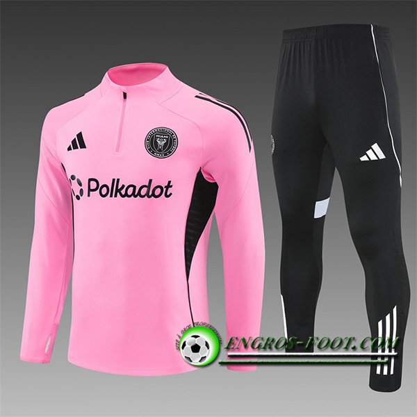 Ensemble Survetement de Foot Inter Miami CF Enfant Rose 2025/2026