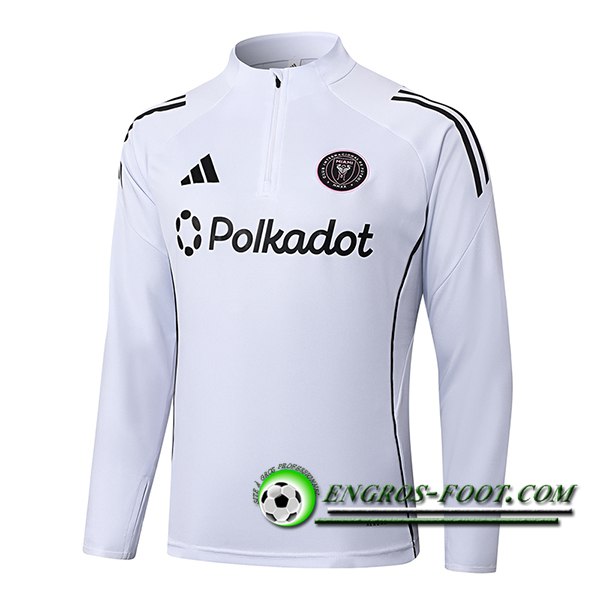 Sweatshirt Training Inter Miami CF Blanc/Noir 2025/2026