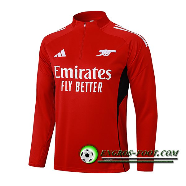 Sweatshirt Training Arsenal Rouge/Blanc 2025/2026