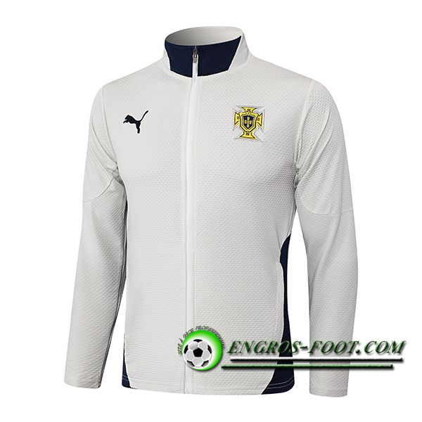 Veste Foot Portugal Blanc/Bleu 2025/2026