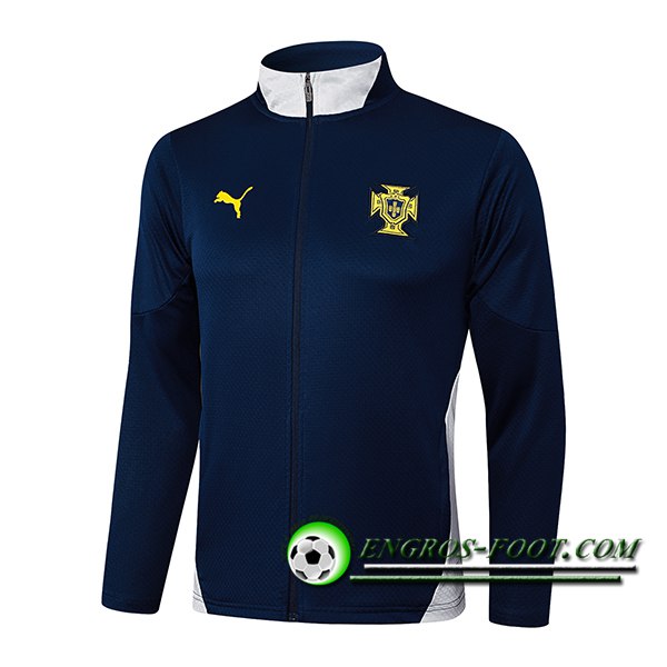 Veste Foot Portugal Bleu/Blanc 2025/2026