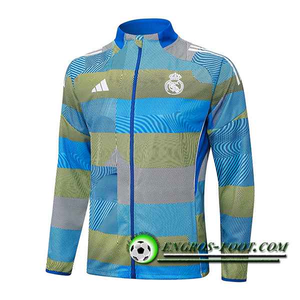 Veste Foot Real Madrid Bleu/Vert 2025/2026