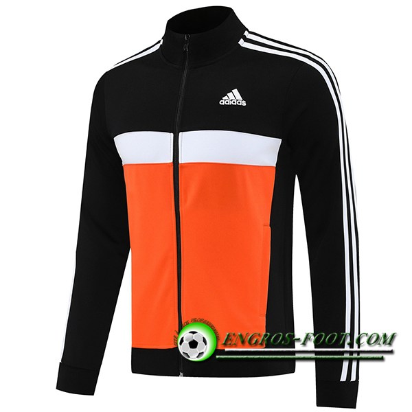 Veste Foot Adidas Noir/Orange/Blanc 2025/2026
