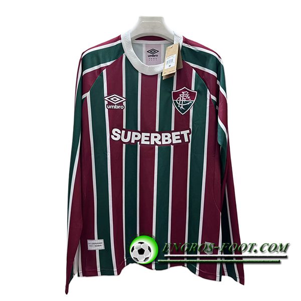 Nouveau Maillot de Foot Fluminense Manches Longues Domicile 2025/2026