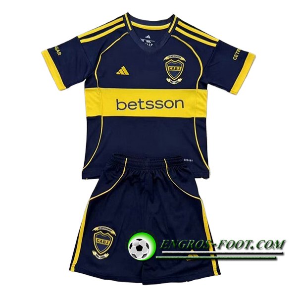 Nouveau Maillot de Foot Boca Juniors Enfant Domicile 2025/2026