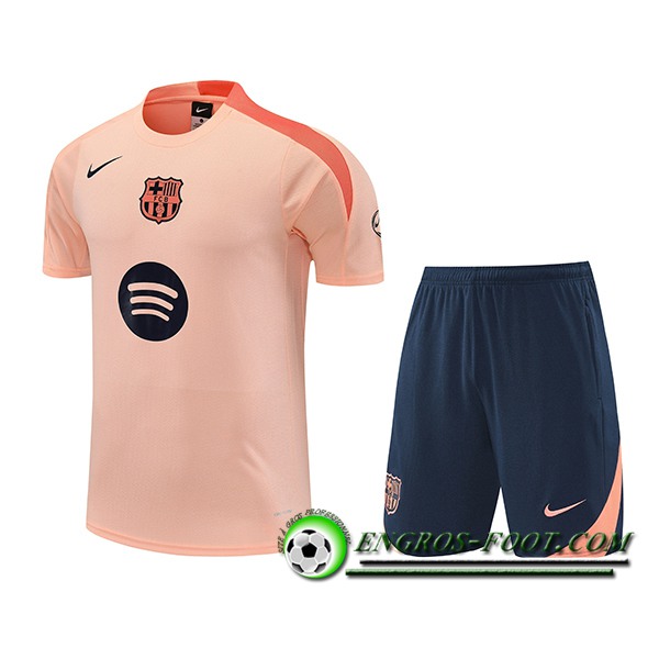 Ensemble Training T-Shirts FC Barcelone Orange 2025/2026