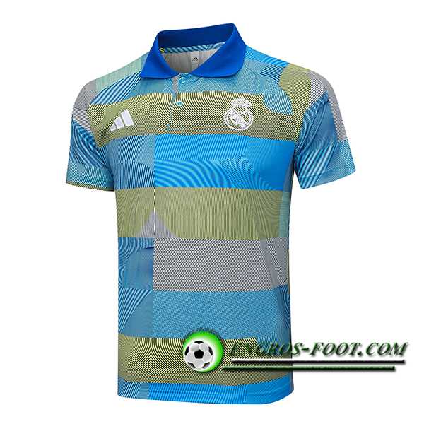 Polo Foot Real Madrid Bleu/Vert 2025/2026