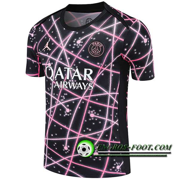 Training T-Shirts PSG Noir/Rose 2025/2026