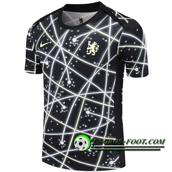 Training T-Shirts FC Chelsea Noir/Blanc 2025/2026