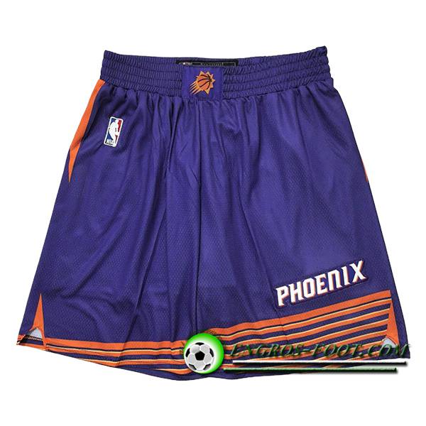 Shorts NBA Phoenix Suns 2025/26 Pourpre/Orange