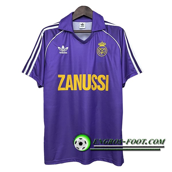 Maillot de Foot Real Madrid Retro Exterieur 1984/1985
