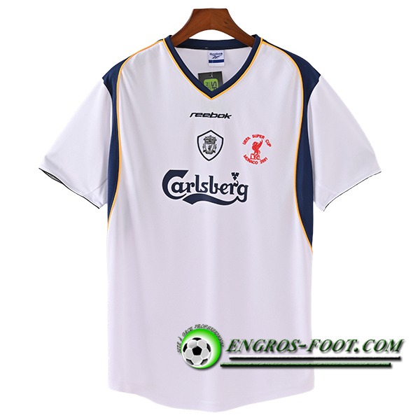 Maillot de Foot FC Liverpool Retro Exterieur 2001/2002