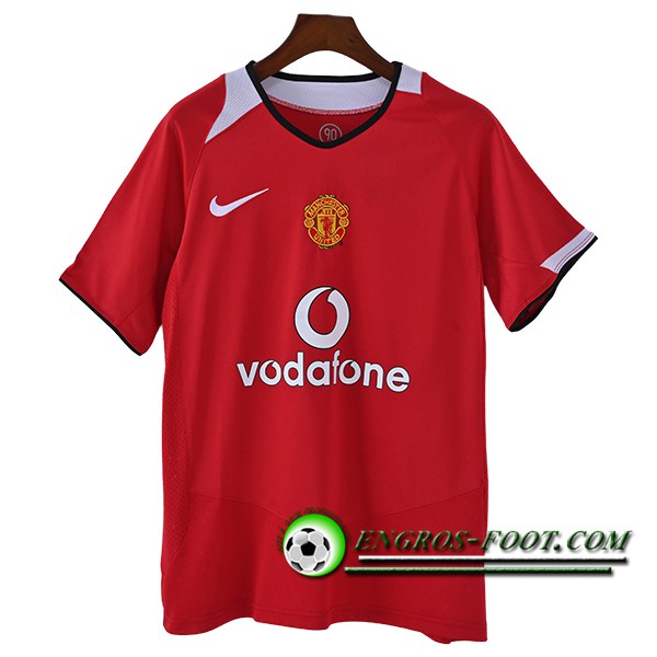 Maillot de Foot Manchester United Retro Domicile 2004/2005