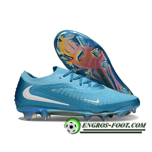 Nike Chaussures de Foot Phantom GX III Elite FG Bleu/Blanc