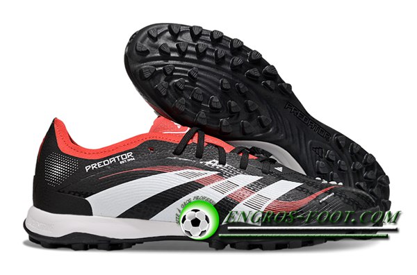 Adidas Chaussures de Foot PREDATOR 25 ELITE TF BOOTS Noir/Blanc/Orange