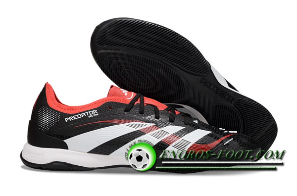 Adidas Chaussures de Foot PREDATOR 25 ELITE IC BOOTS Noir/Blanc/Orange